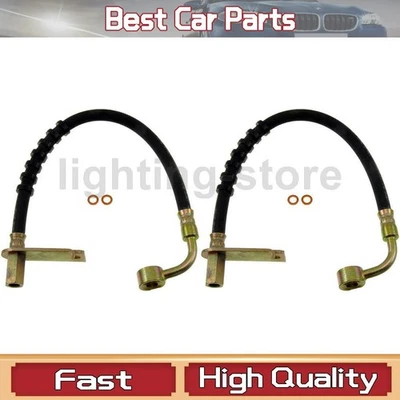 Manguera hidráulica de freno delantero izquierdo delantero derecho compatible con AMC 1975-1976 Pacer 2 piezas Foto 1 de 4