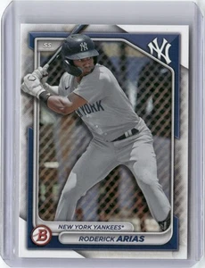 2024 BOWMAN PROSPECTS RODERICK ARIAS NEW YORK YANKEES #BP-100 - Picture 1 of 2