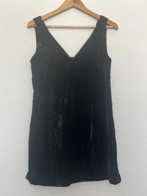 Vestido French Connection Terciopelo Triturado Terciopelo Talla 4 Mini Western Boho Foto 1 de 4