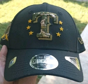 NWOT Texas Rangers Baseball Hat Cap YOUTH Snapback New Era On Field READ DESCRIP - Picture 1 of 18