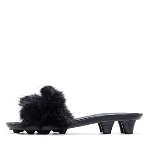 Neu im Karton * Fenty X Puma Slide * schickes Fell * schwarz * Damen * Schuh * Sandale 6-10 - Bild 1 von 5
