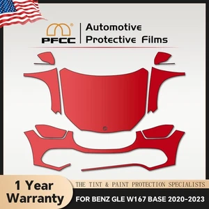 For Benz GLE W167 Base 2020-2023 Full Front Precut Paint Protection Film Clear - Picture 1 of 20