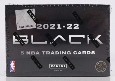 2021/22 PANINI BLACK BASKETBALL HOBBY BOX - Image 1 of 4