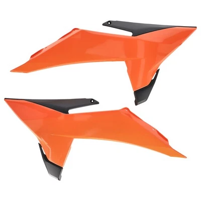 Cucharas de radiador Acerbis naranja/negro para KTM 150 XC-W (inyección de combustible) 2026 Foto 1 de 2