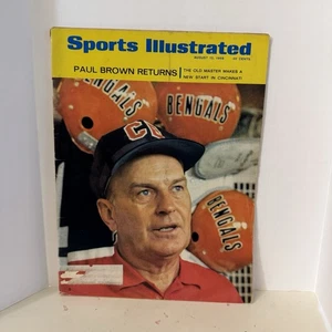 Sports Illustrated 12. August 1968 Paul Brown Cincinnati Bengals Football #BBC - Bild 1 von 8