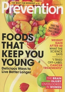 PREVENTION Magazine - August 2022 / Foods That Keep You Young / Most Fun Workout - Picture 1 of 2
