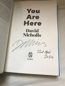 DAVID NICHOLLS - You Are Here SIGNED + PRE-PUBLICATION DATED 1/1 Hb book - 2024 - Picture 1 of 2