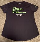 Athletic Womens Top IN JESUS NAME I PLAY 2X Shirt Workout Wear Gym Yoga 2XL EUC