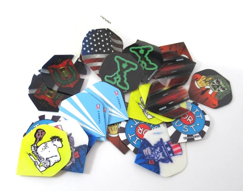 US DARTS 10 Sets (30 Flights) Mixed Standard Dart Flights - Includes 100 w/tracking