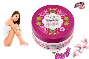 Yardley London Flowerazzi Magnolia & Pink Orchid Moisturising Body Butter 200ML - Picture 1 of 2