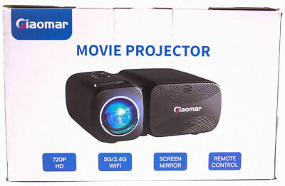 Giaomar C11 Mini Beamer 5G WiFi Bluetooth Full HD 1080P 8500 Lumen LED Heimkino - Bild 1 von 3