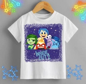 Inside Out 2 Emotions 5 Pixar Style Fashion Graphic Tee Shirt - Picture 1 of 1