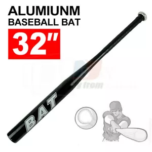 32"81cm Aluminium Baseball Bat Racket Sports OZ Black Lightweight - Picture 1 of 6