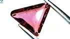 1x Tourmaline Gemstone - Triangle Delta Pink Faceted 0.54ct.5.5x6.2mm (1004A)