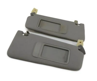 2010-2016 BMW 528i 535i 550i (F10) FRONT LEFT & RIGHT SUNVISOR SHADE SET (GRAY) - Image 1 of 4