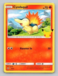 Cyndaquil #010/025 Promo Pokemon TCG McDonald's 25th Anniversary Promos - Picture 1 of 2