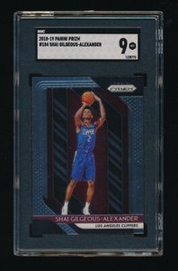 SGC 9 SHAI GILGEOUS-ALEXANDER 2018-19 PANINI PRIZM RC *OKLAHOMA CITY THUNDER*