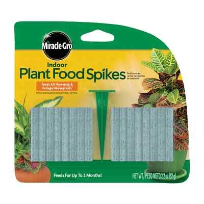 Miracle-Gro Indoor Plant Food 48-Spikes Fertilizer Spikes 2.2-Ounce - Image 1 of 4