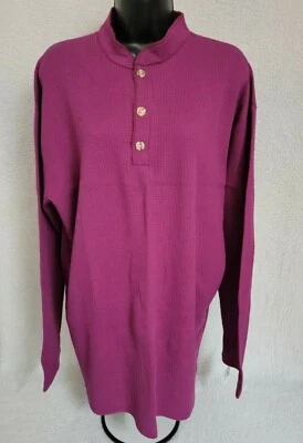 Erick Hunter Mens Shirt Size 3X Purple NEW - Image 1 of 4