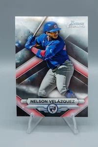 2023 Bowman Sterling Nelson Velazquez Rookie Revelation #BSR-2 Chicago Cubs - Picture 1 of 2