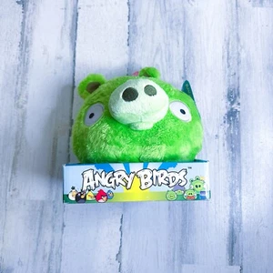 Angry Birds grünes Schwein 8 Zoll Plüschtier Stofftier mit Verpackung 2010 OHNE GERÄUSCH - Bild 1 von 4