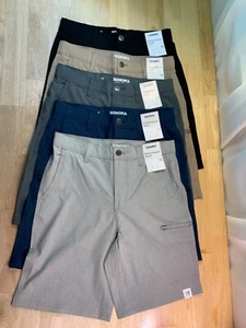 New Boy's Sonoma Performance Tech Shorts with Quick Dry—Great Colors!!-U Pick!!* - Picture 1 of 11