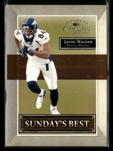 Donruss Classics #SB-36 2007 Javon Walker Sunday's Best Silver #/250 - Imagen 1 de 2