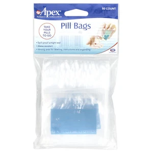 Pill Bags, 50 Count - Picture 1 of 2