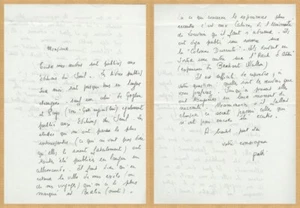 Armand Gatti (1924-2013) - Écrivain & réalisateur - Lettre autographe signée - Bild 1 von 3