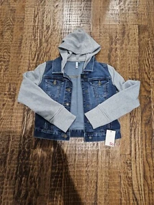 Medium Wash Girl's Denim Jacket Size Large - Picture 1 of 8