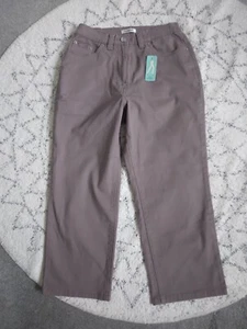 NEW Damart stretch 97% soft cotton above ankle Trousers Size 8 - Picture 1 of 4
