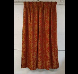 Jacquard Brocade Brocatelle Damask Pinch Pleat Drapery / Curtains Narrow - Picture 1 of 5