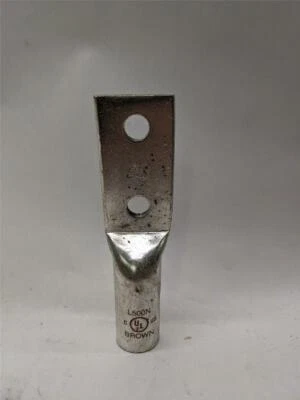 NSI L500N Brown Copper Compression Long Barrel/ Two Hole 1/2¨ Bolt Size - Image 1 of 3