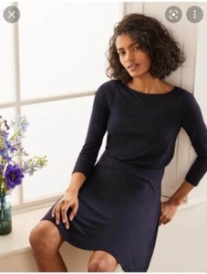 Boden Nellie Jerseykleid Navy UVP 75£ UK 14L BRANDNEU J0875 D14 - Bild 1 von 5