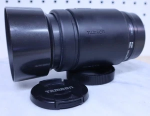 Used TAMRON AF 70-300MM 1:4-5.6 TELE-MACRO Camera Lens W/ Caps & Hood Minolta AF - Picture 1 of 11