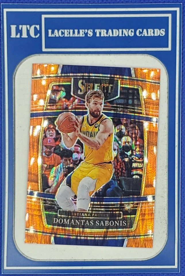 2021-22 Panini SELECT Basketball Card #73 Domantas Sabonis - Orange Pulsar - Image 1 of 2