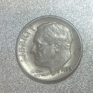 1958 D Roosevelt Silver Dime, Album Filler, **FREE SHIPPING** - Picture 1 of 2
