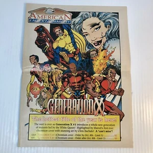 American Entertainment Catalog Generation X #1 Cover 1990s 8 pages Insert Flyer - Picture 1 of 10