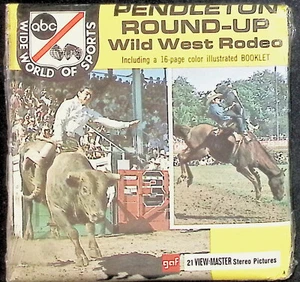 Pendleton Round-Up Wild West Rodeo Oregon 3d View-Master 3 Reel Set NEW SEALED - Picture 1 of 2