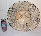 Vietri Italy MCM Mid-Century Large Leopard  Cheetah Charger Dish Wall Hanging