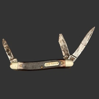 Vintage Old Timer 3 Blades Ulster #589T Pocket Folding Knife Made in USA - Image 1 of 4