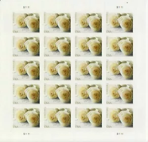 US Stamps Scott #4520 Forever Wedding Rose Sheet of 20 GUARANTEED GENUINE - Picture 1 of 2