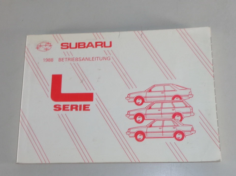 Manuale Operativo Subaru L-Serie / Leone / L 1800 Del 08/1987 - Immagine 1 di 1