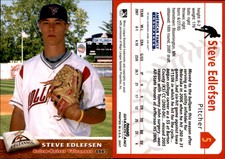 Steve Edlefsen 2007 Grandstand Salem-Keizer Volcanoes #NNO Card *AutographDen*