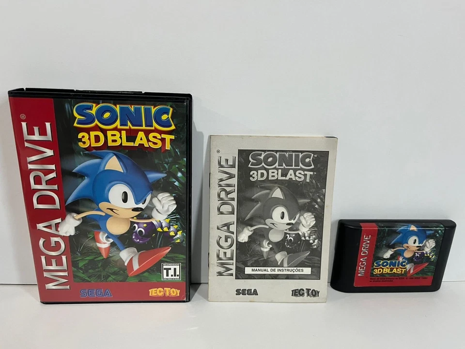 Sonic 3D Blast - Sega Genesis Mega Drive - Tectoy - Tec Toy Brasil Foto 1 de 4