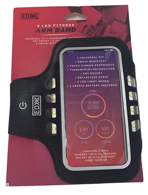 Gym Workout Sweat Resistant Universal Case Holder Running Armband for iPhone - Image 1 of 2