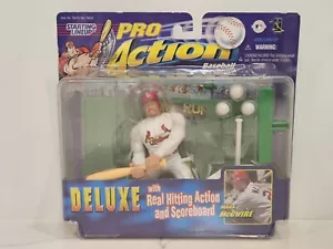1998 Hasbro Starting Lineup Pro Action Baseball Deluxe Mark McGwire 5" Figure - Picture 1 of 2
