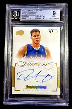 BGS 9 1/1 AUTO FLAWLESS BLAKE GRIFFIN 2012 GOLD INSCRIPTIONS 2015 REPLAY G4689