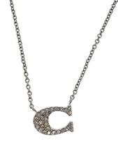 COACH Necklace SILVER SLV Top Available Ladies