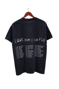 Travis Scott Look Mom I Can Fly Tour Tee Black (93665-232) Men's Size S-2XL - Picture 1 of 2